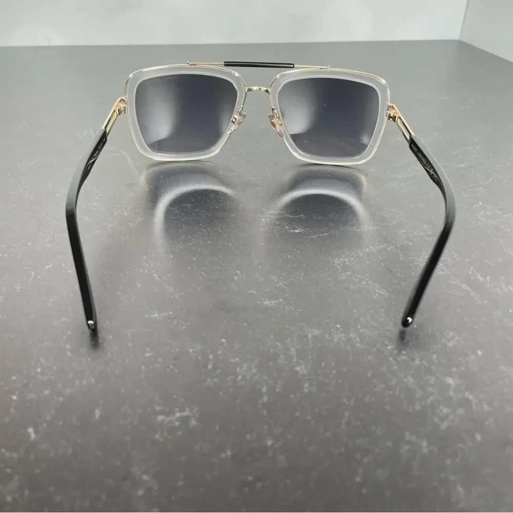 Marc Jacobs MARC 674/S 900/9O CRYSTAL Metal Sunglasses Men’s Sz 55-20-145